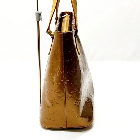 Louis Vuitton LV Hand Bag Houston Brown Vernis 360-053025 - Picture 3 of 13